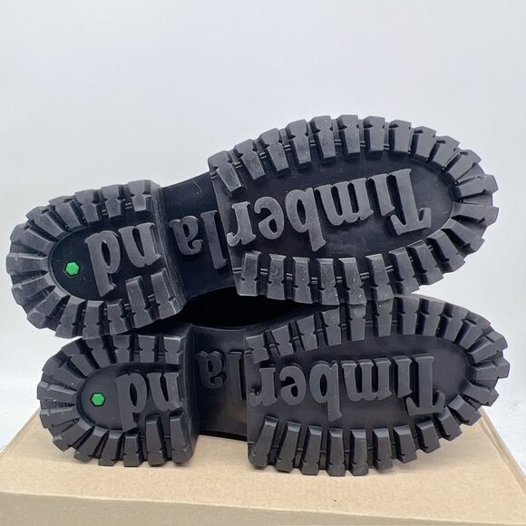 Timberland Sky 6 Inch Platform Lace Up Combat Boots A428J Black Leather US 8.5 - Picture 11 of 14